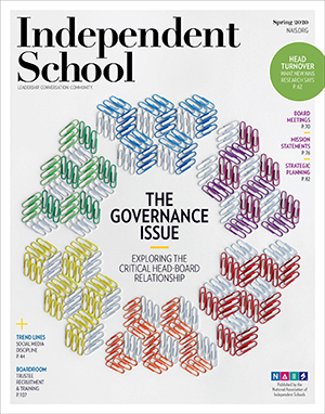 Magazine cover of Spring 2020 issue